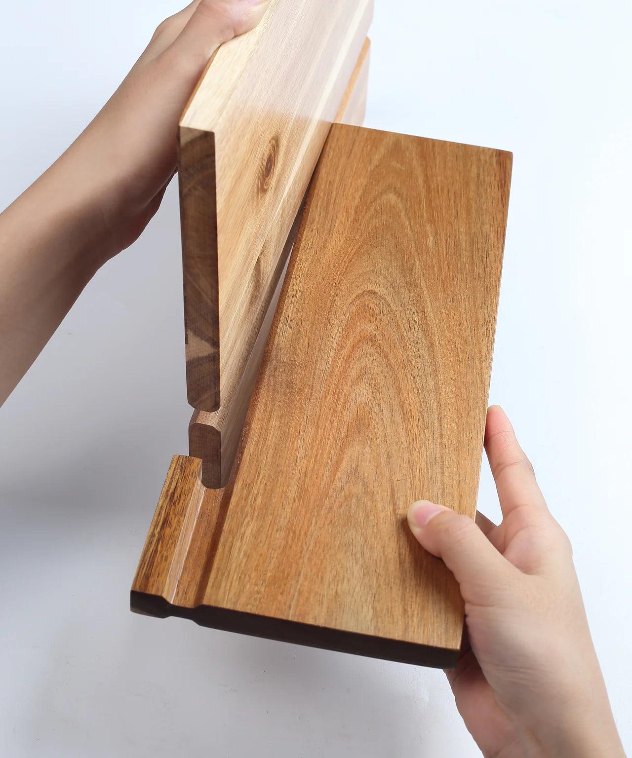 WOOD MAGNETIC KNIFE HOLDER - eklohaar